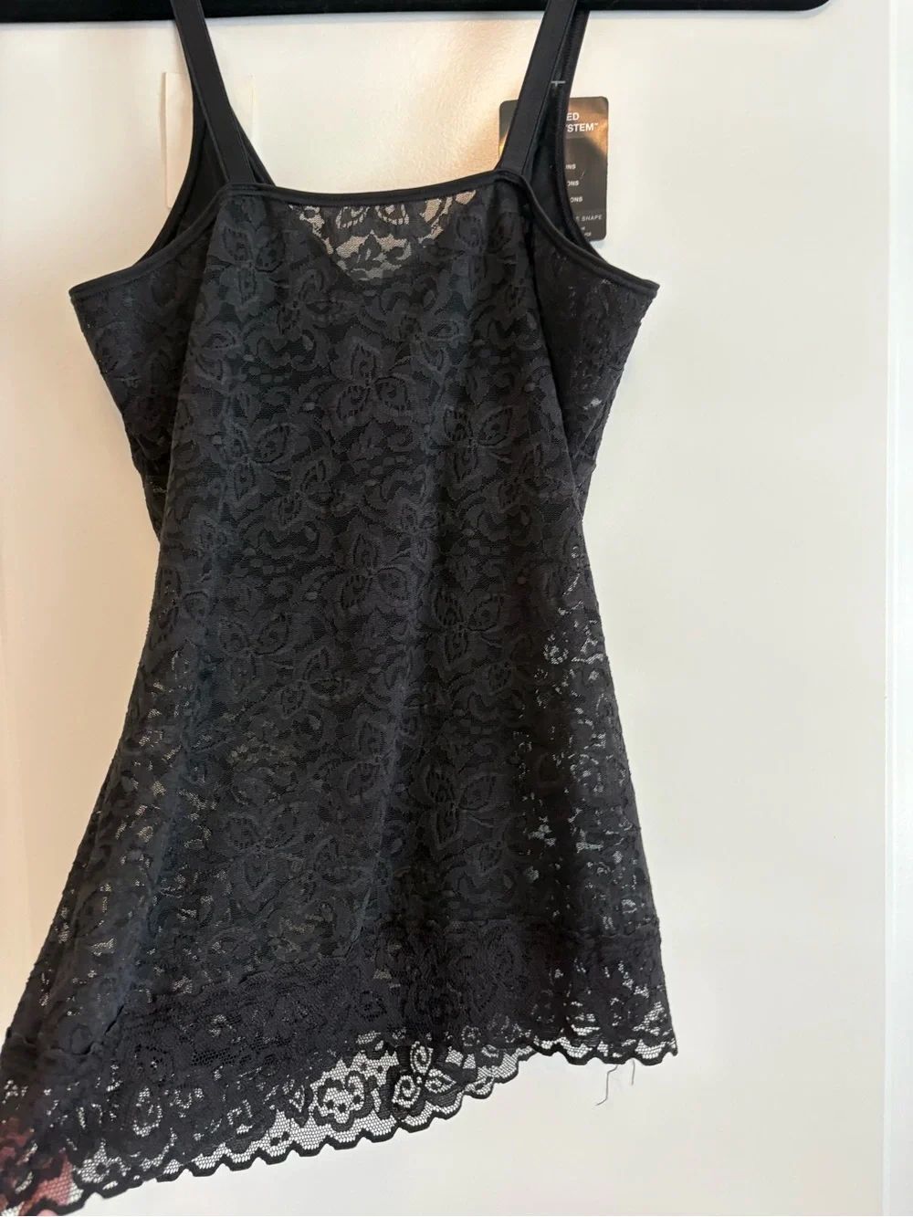NWT’s-Black Lace Shaping Camisole with Adjustable Straps - Picture 2 of 6
